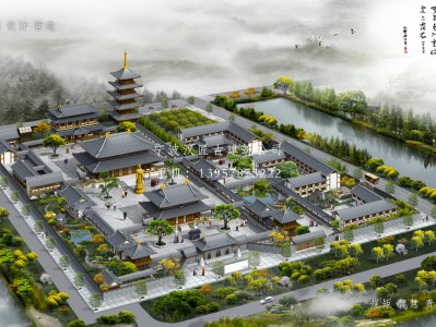 厦门寺庙建筑总体规划方案